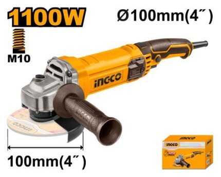 INGCO 1100W 100MM Angle Grinder , AG1100382