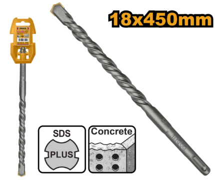 INGCO 18X450mm SDS Plus Hammer Drill , DBH1211804