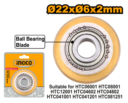 INGCO 22X6X2MM Tile Cutter Blade , HTC04602B