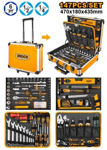INGCO 147 Pcs handtools set , HKTHP21471